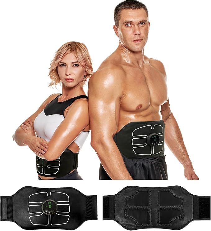 Abdominal Muscle Trainer – EMS Toning Workout Equipment for Men & Women | Home Fitness Gear for Abs, Arms & Body
