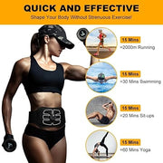 Abdominal Muscle Trainer – EMS Toning Workout Equipment for Men & Women | Home Fitness Gear for Abs, Arms & Body