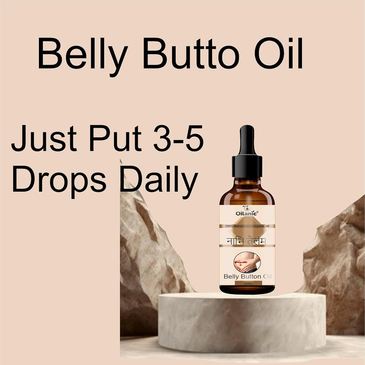 Oilanic Belly Button Oil – 100% Natural & Organic (30ml)